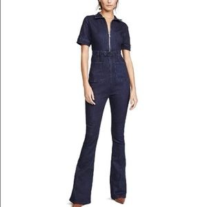 Weworewhat denim jumpsuit